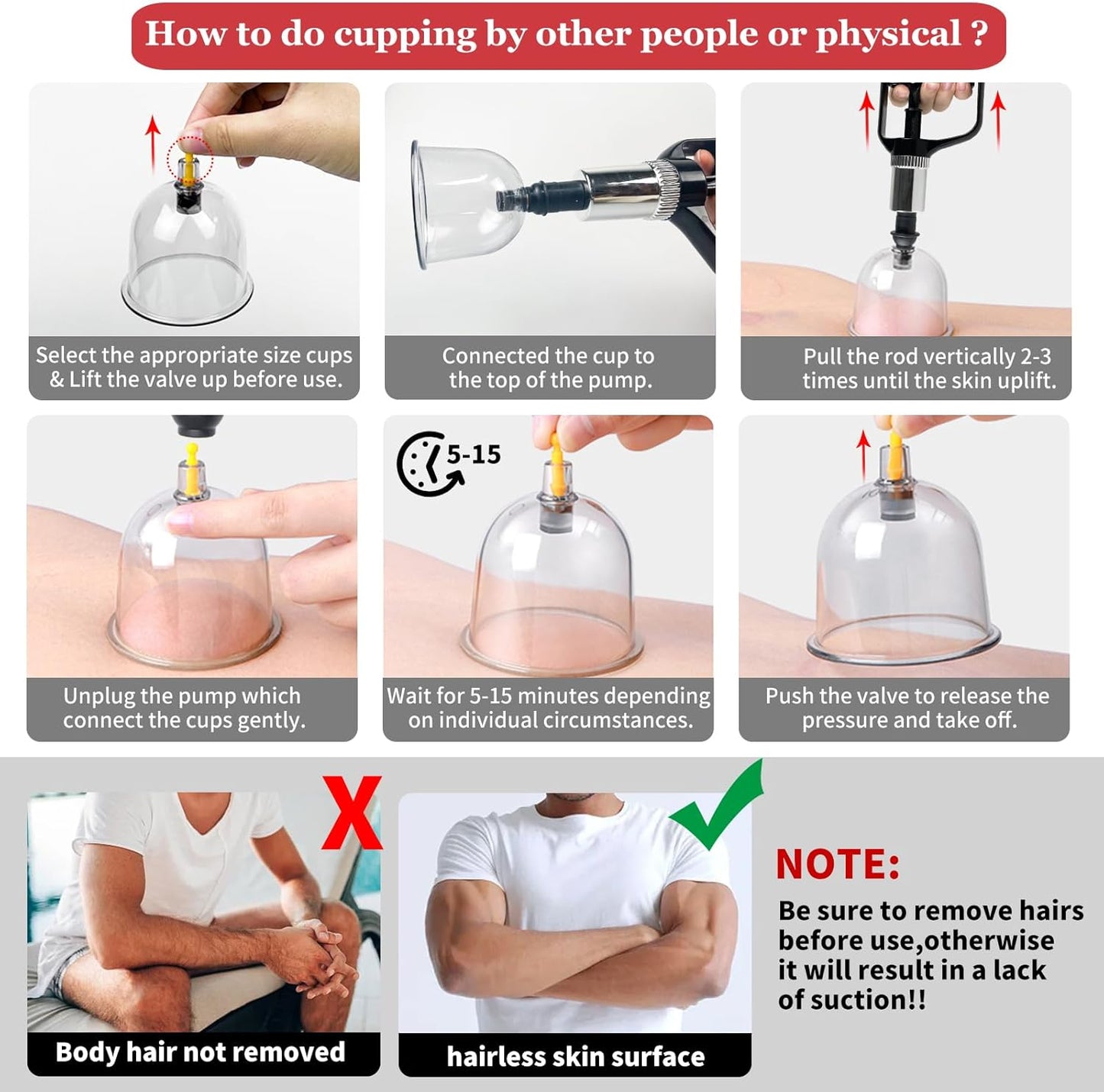 Cupping Therapy Set,32 Therapy Cups Cupping Set with Pump, Professional Chinese Acupoint Cupping Therapy Sets Hijama for Cupping Massage, Muscle&Joints