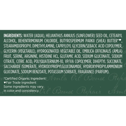 Bond Repair Leave-In Conditioner Amla Oil, 11 Fl Oz